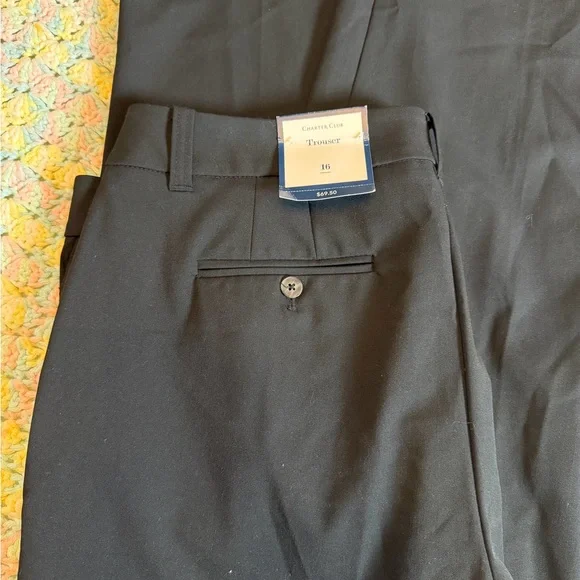 Charter Club Classic Black Pantsuit - Picture 2 of 2